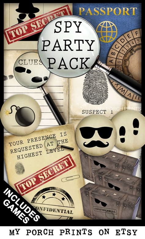 spy party supplies|spy party items.